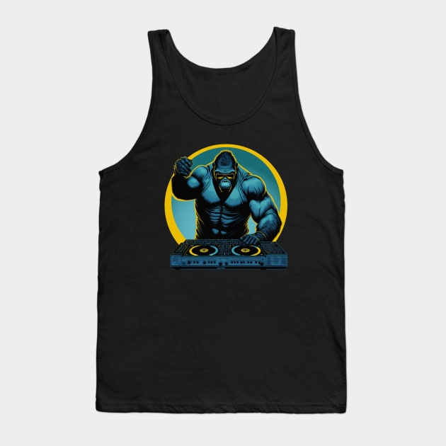 Gorilla Kong DJ Set Tank Top by Hixon House